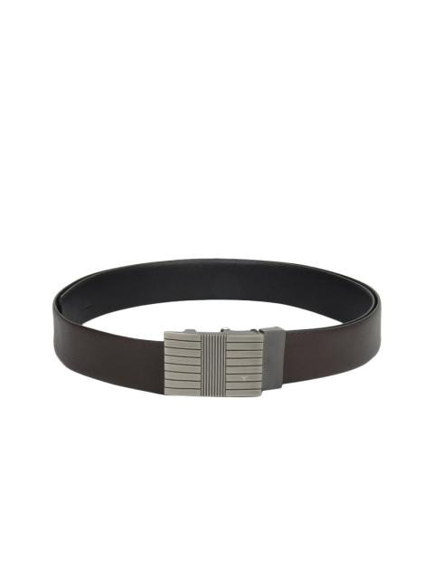 Bulchee Men Black & Brown Reversible Belt