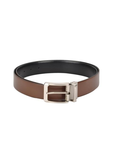 Bulchee Men Brown & Black Reversible Belt