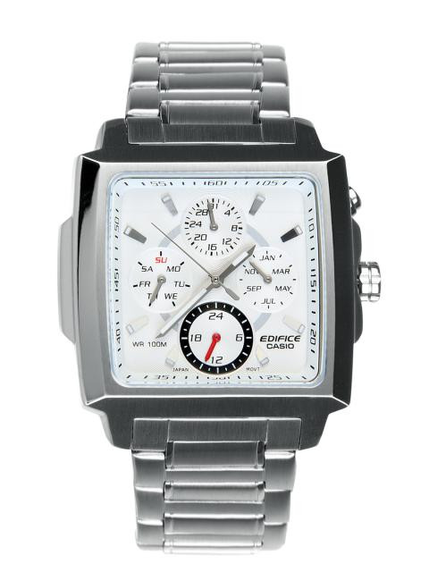 CASIO Edifice Men White Dial Watch ED309