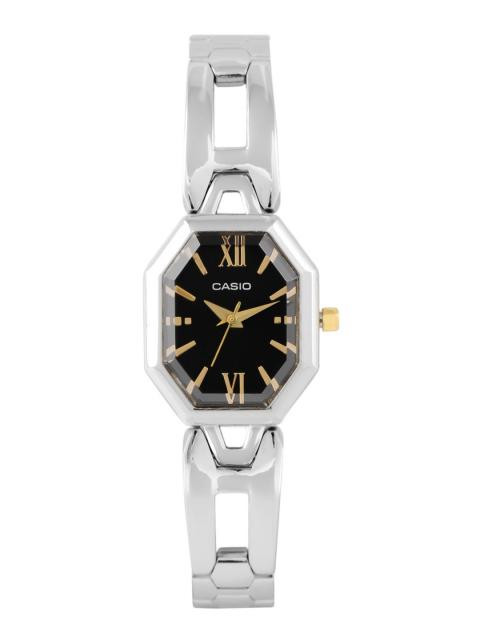 CASIO ENTICER Women Black Dial Analogue Watch A638
