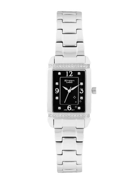 CASIO Sheen Women Black Dial Watch SH112