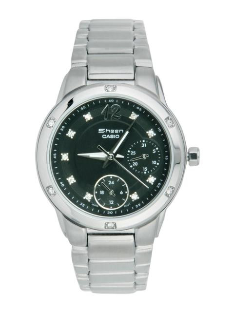 Casio Sheen Women Silver Analogue Watches (SH167) SHN-3017D-1ADR