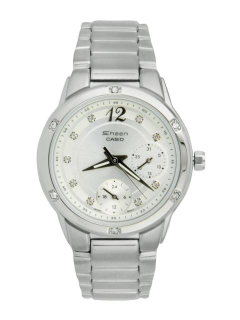 CASIO Sheen Women Silver-Toned Dial Analogue Watch (SH170) SHN-3017D-7ADR