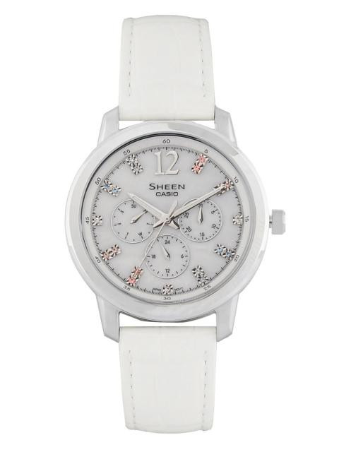 Casio Women Sheen Grey Dial Watch SX049