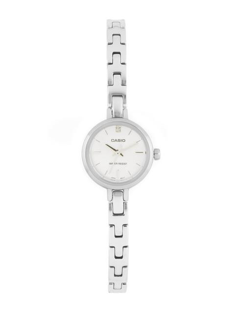 CASIO ENTICER Women White Dial Analogue Watch A653