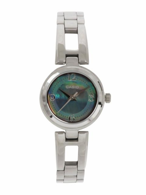 CASIO ENTICER Women Green Dial Analogue Watch A631 