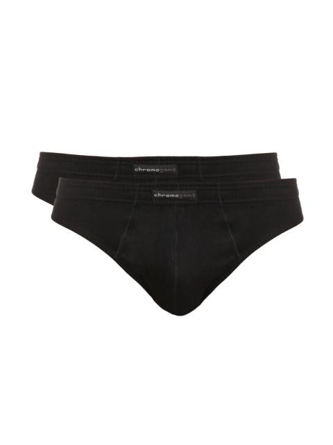 Chromozome Men Black Pack of 2 Briefs