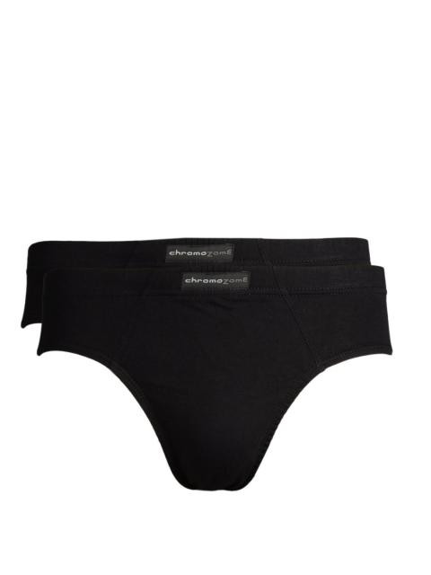 Chromozome Men Black Pack of 2 Briefs