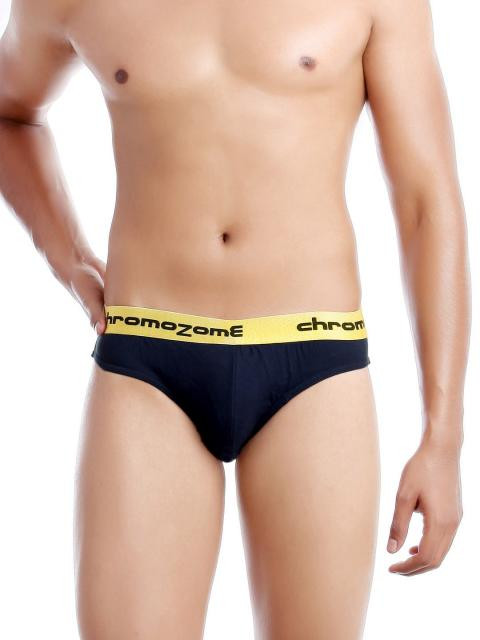 Chromozome Men Navy Blue Briefs