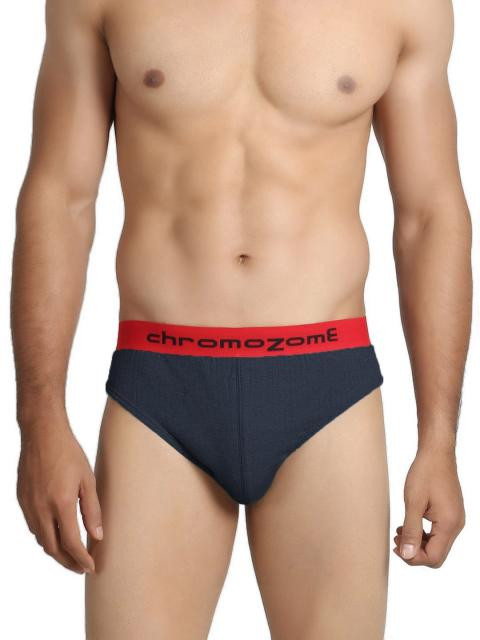 Chromozome Men Navy Blue Briefs