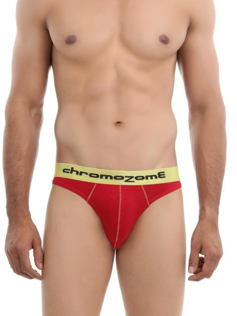 Chromozome Men Red Briefs