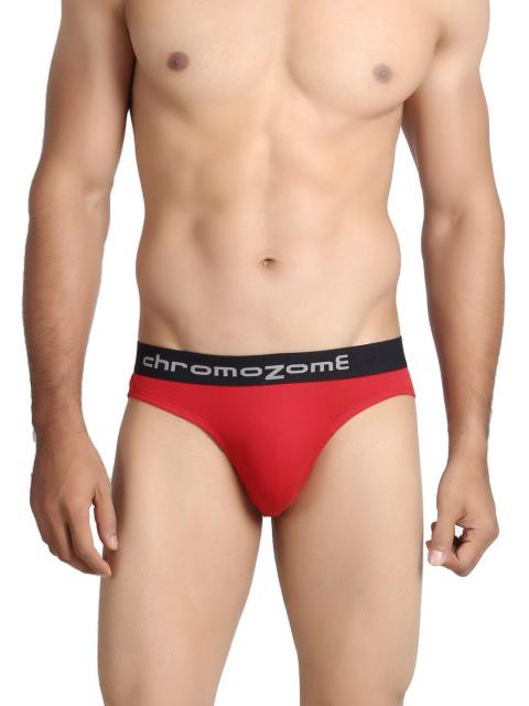 Chromozome Men Red Briefs