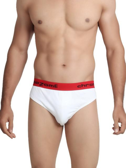 Chromozome Men White Briefs