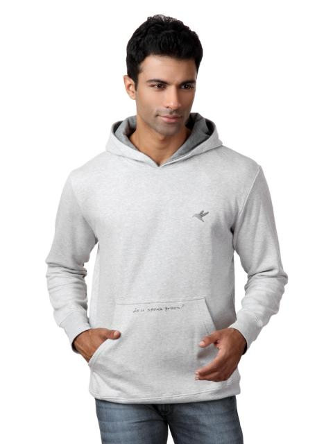 Do u speak green Men Grey Sweatshirt