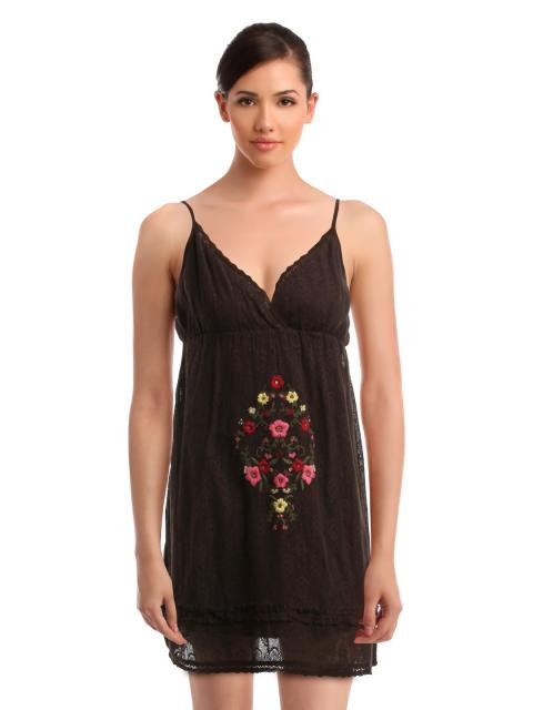 Elle Women Brown Dress