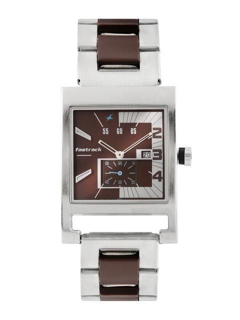 Fastrack Men Brown Dial Watch NE1478SM02