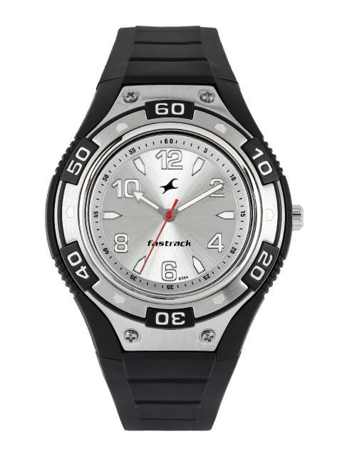 Fastrack Men Silver-Toned Dial Watch N9333PP01