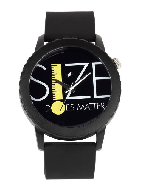 Fastrack Unisex Black Dial Watch 9912PP06