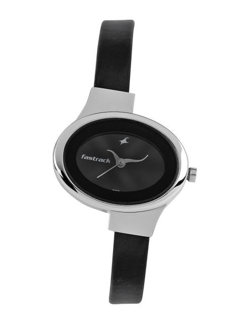 Fastrack Women Charcoal Grey Dial Watch N6015SL02