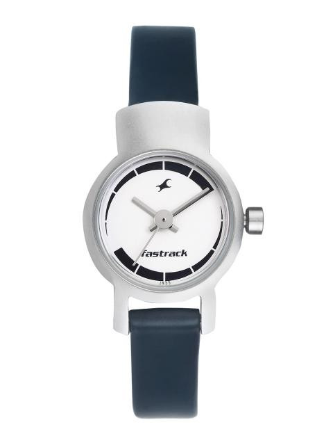 Fastrack Women White Dial Watch N2298SL04
