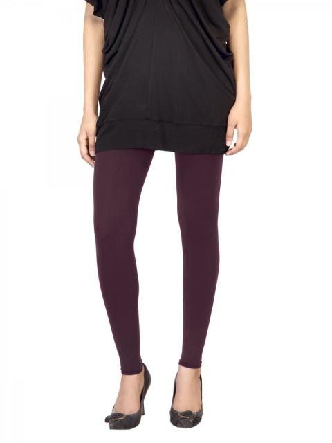 Femella Women Wine Skinny Leggings