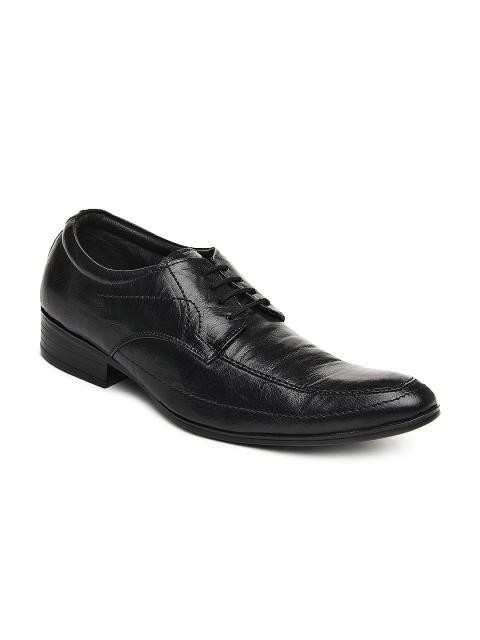Fortune Men Black Formal Shoes