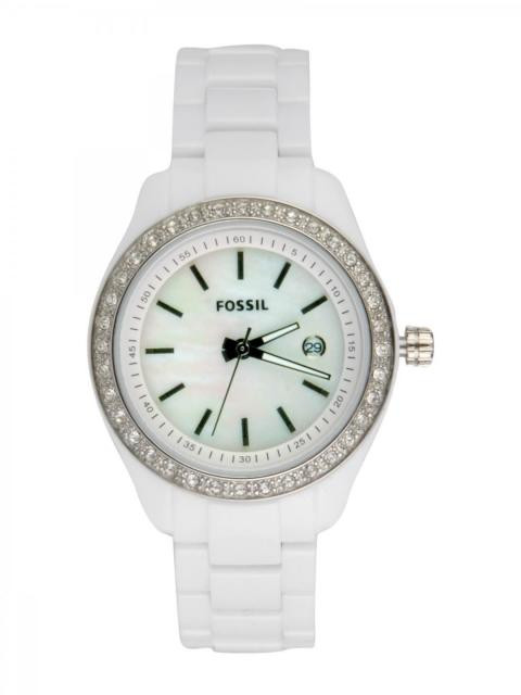 Fossil Women White Dial Watch ES2437