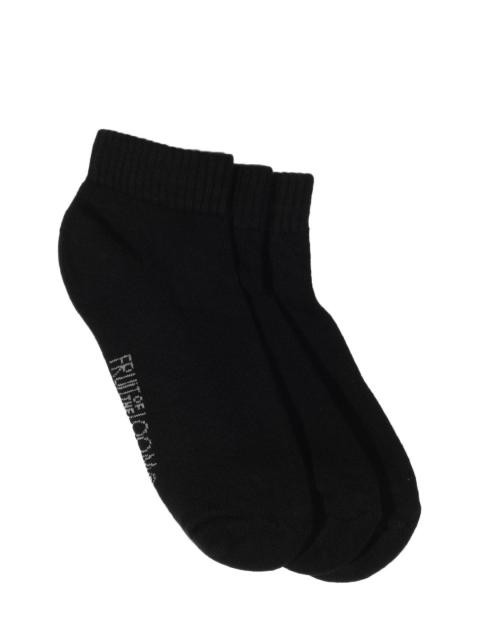 Fruit of the Loom Women Black Pack of Three Socks