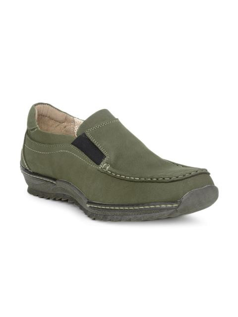 Gliders Men Olive Shoes