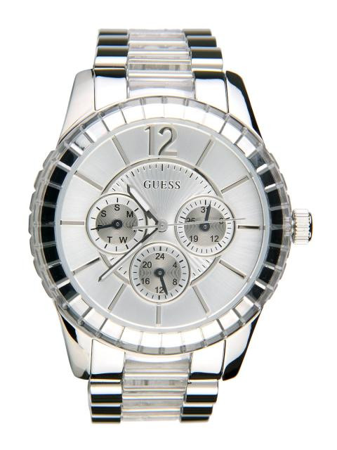 Guess Women Steel-Toned Dial Watch W13582L2