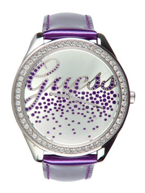 Guess Women Grey Dial Watch with Swarovski Elements W70036L4