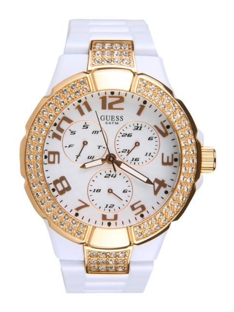Guess Women Prism White Watch