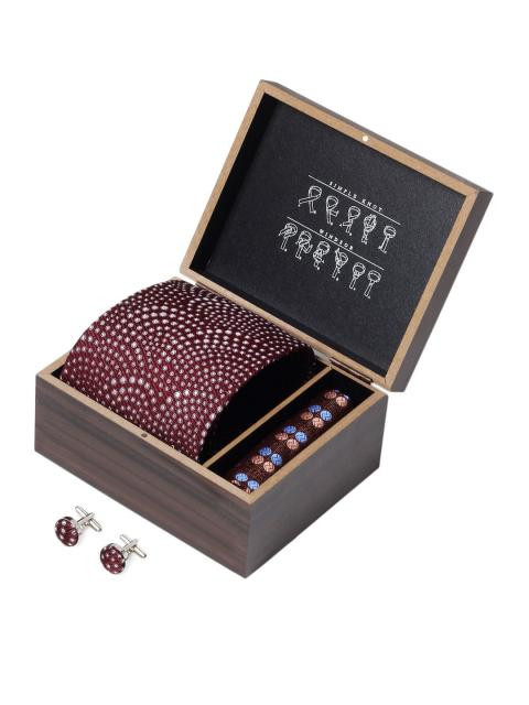 Hakashi Men Combo pack Tie+Cufflink+Pocket square