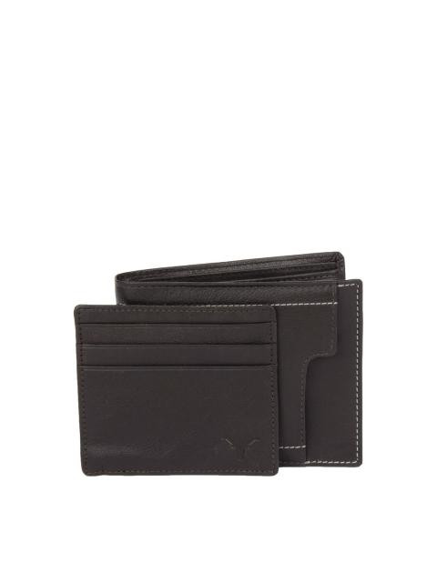 Hidekraft Men Dark Brown Wallet