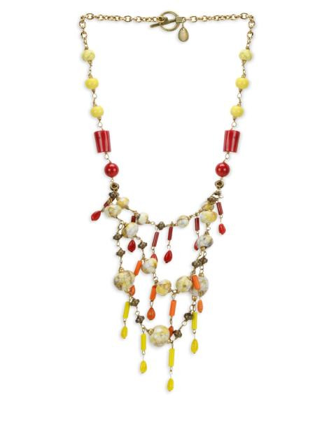 Ivory Tag Women Captivating Charm Multicolour Necklace