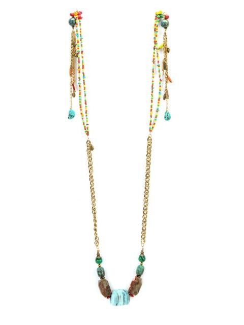 Ivory Tag Women Colour Interplay Multicolour Necklace