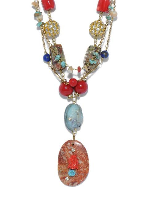 Ivory Tag Women Radical Being Multicolour Necklace