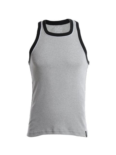 Jockey SPORT Men Grey Melange Innerwear Vest 9925