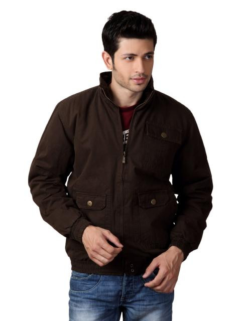 Just Natural Men Brown Jacket