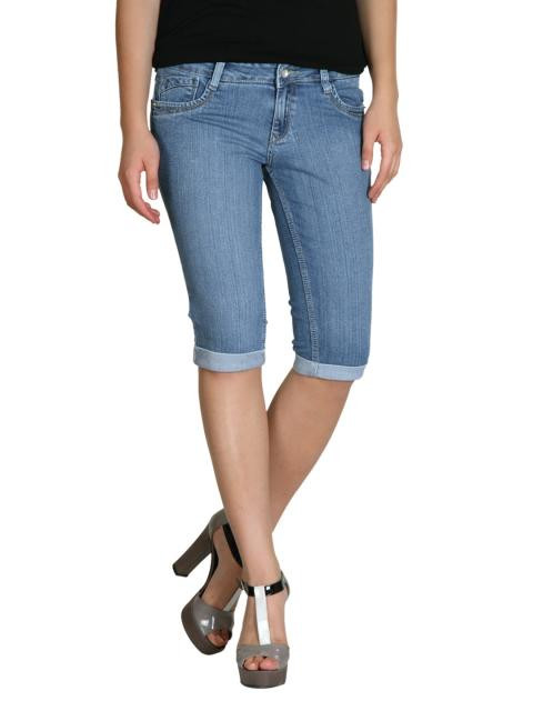 Kraus Jeans Women Blue Capris