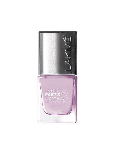 Lakme Absolute Fast & Fabulous Purple Plunge Nail Polish 12
