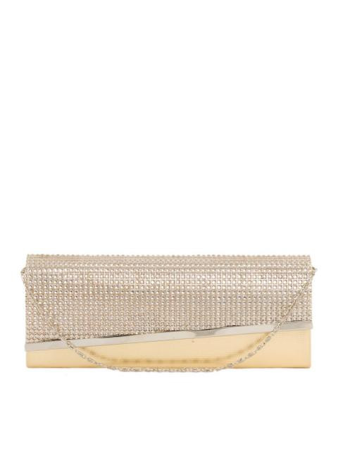 Lino Perros Women Sequins Gold Clutch