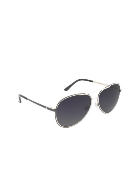 Louis Philippe Men Black Sunglasses