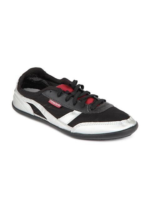 Newfeel Unisex Black Casual Shoes