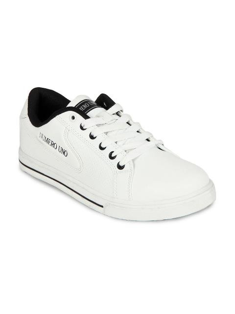 Numero Uno Men White Casual Shoes