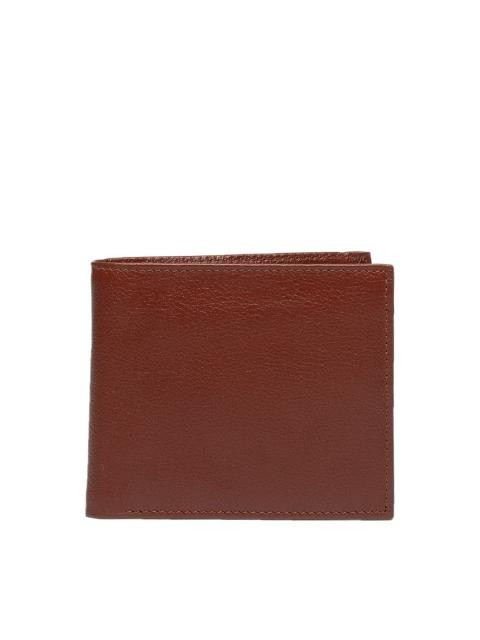 OTLS Men Brown Zebra Wallet