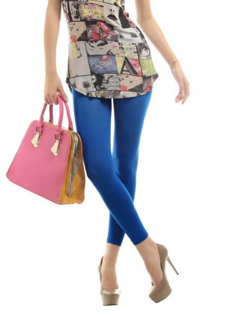Pieces Women Blue Leggings