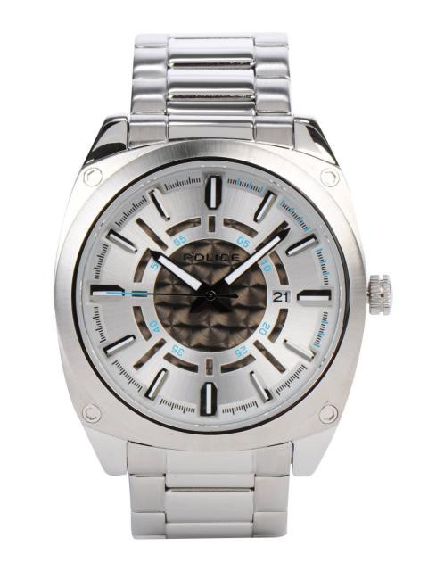 Police Men White Dial Watch PL12698JS