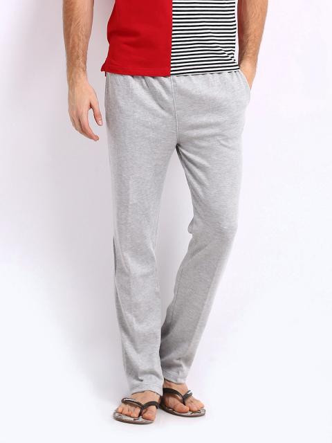 Proline Men Grey Melange Track Pants