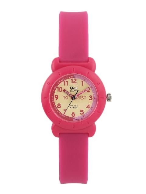 Q&Q Girls Yellow Dial Watch